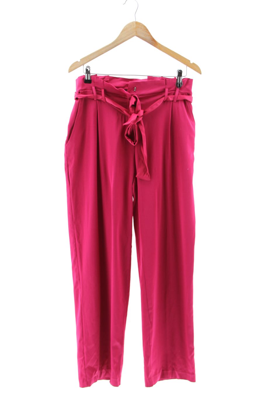 Pantalones de Zara de la talla L, de color rosa