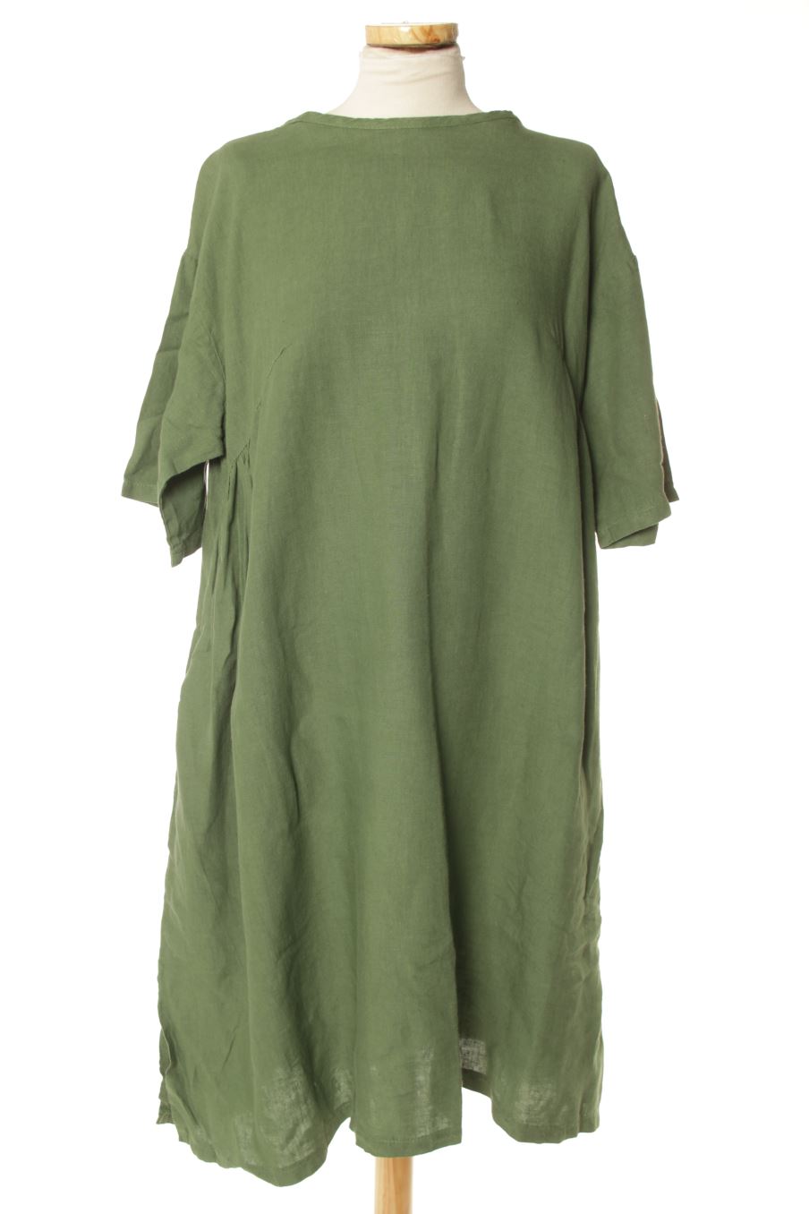 Robe casual Wendy Trendy de la taille 44 de couleur vert