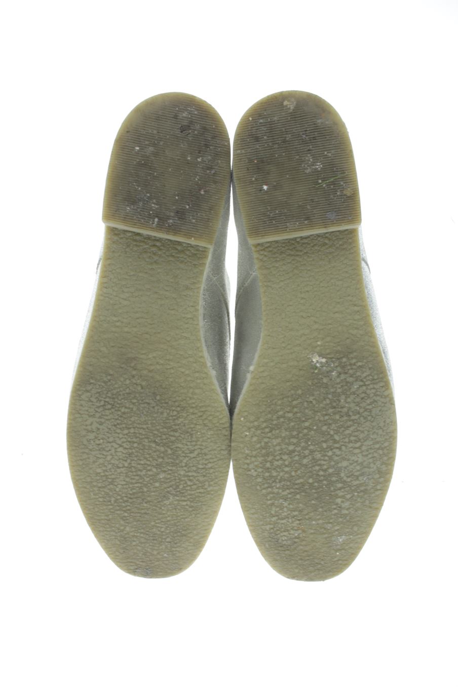 Zapatos planos de Georges Rech de la talla 40, de color plateado de