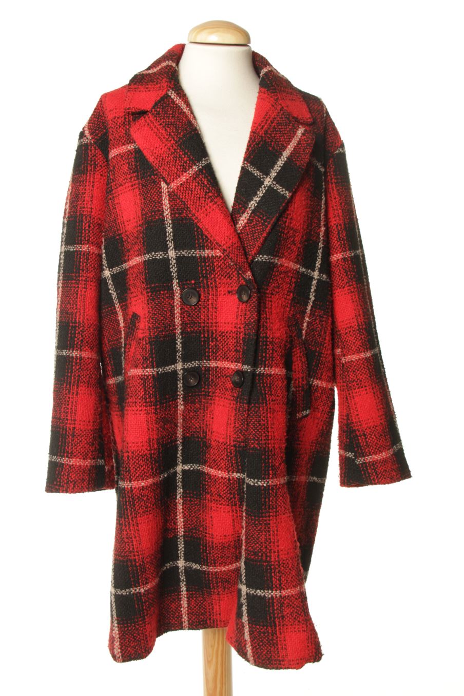 Abrigos de Zara de la talla M, de color cuadros