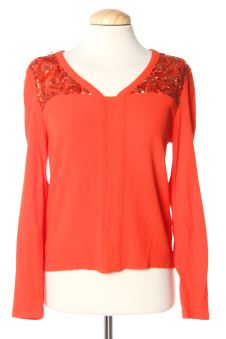 Blouse à manches longues S Color Block