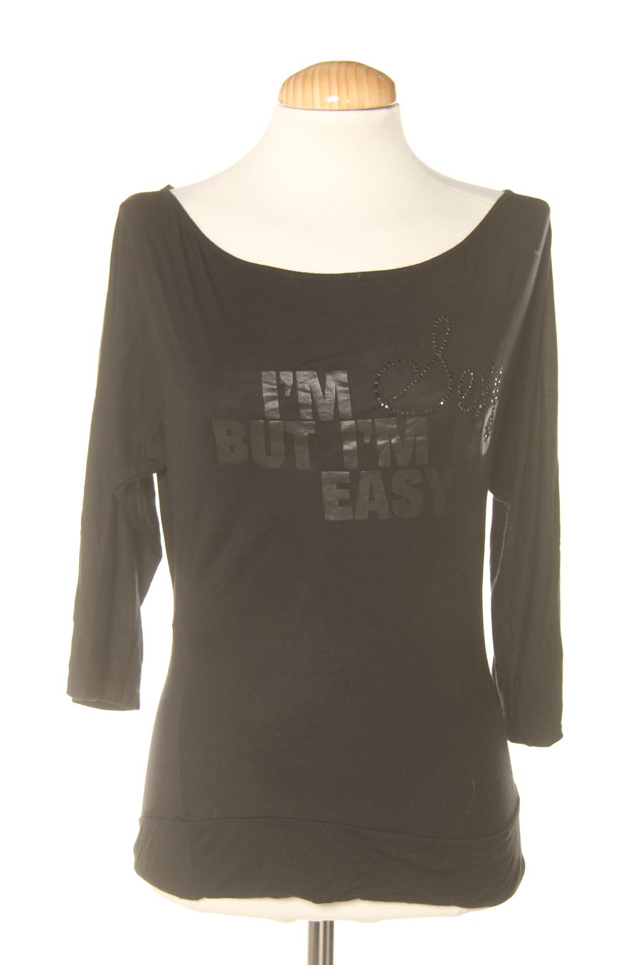 Camiseta manga larga de PERCENTIL de la talla S, de color negro