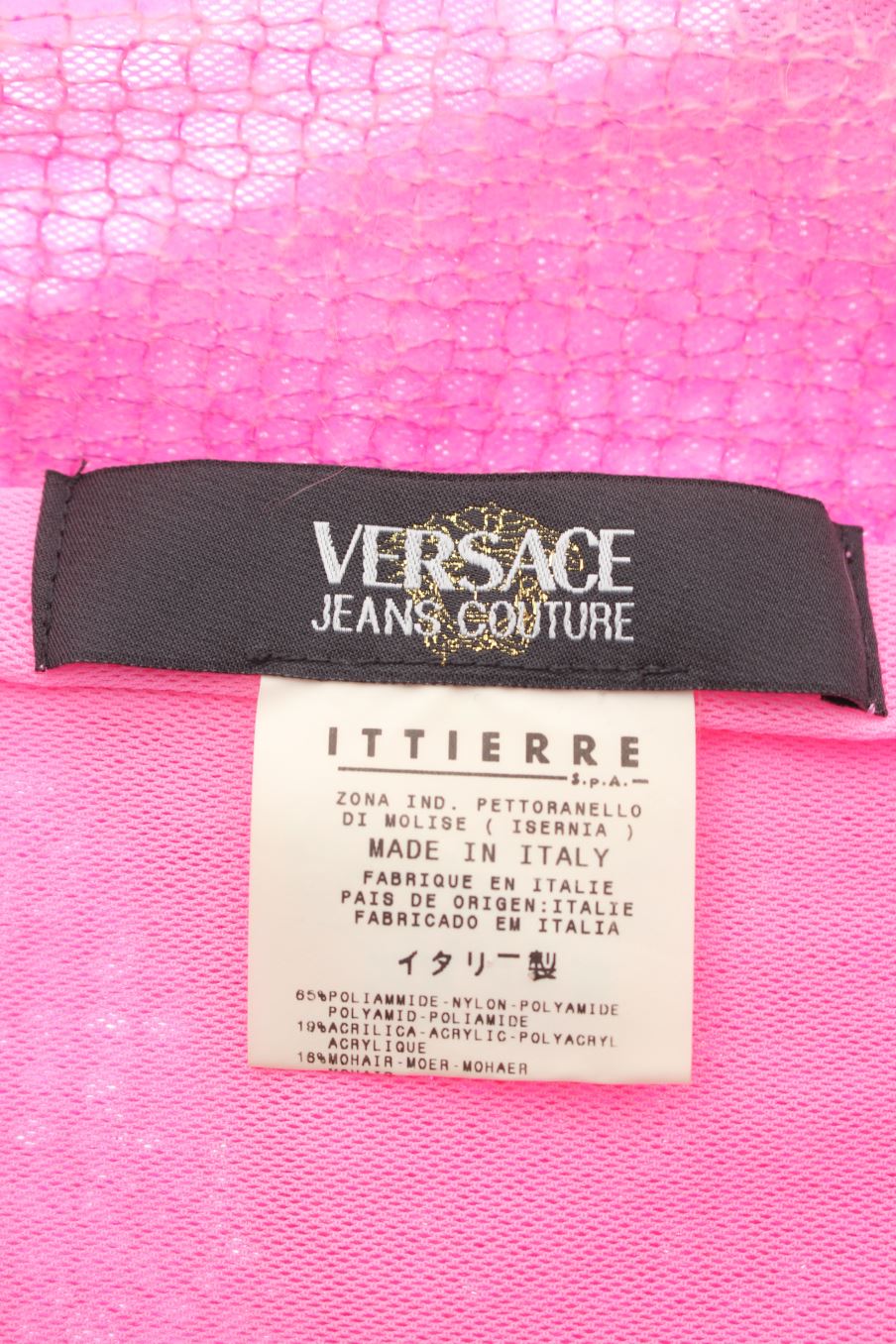 Bufanda de Versace Jeans Couture de la talla Única, de color rosa