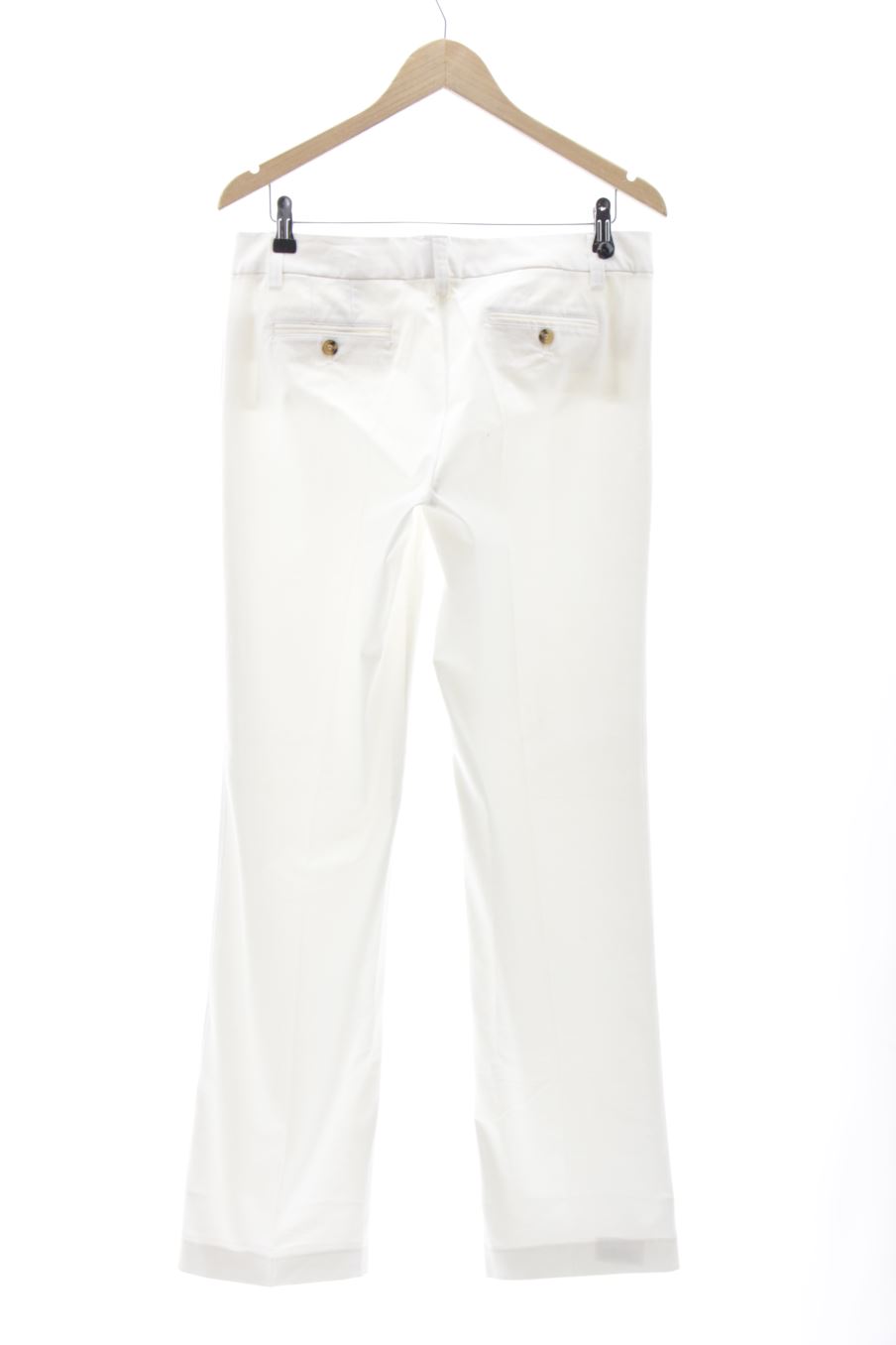 Pantalon Massimo Dutti de la taille 42, de couleur blanc