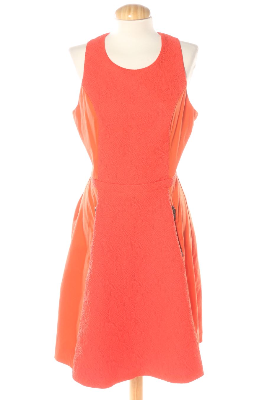 Vestido casual de Naf Naf de la talla 38, de color naranja