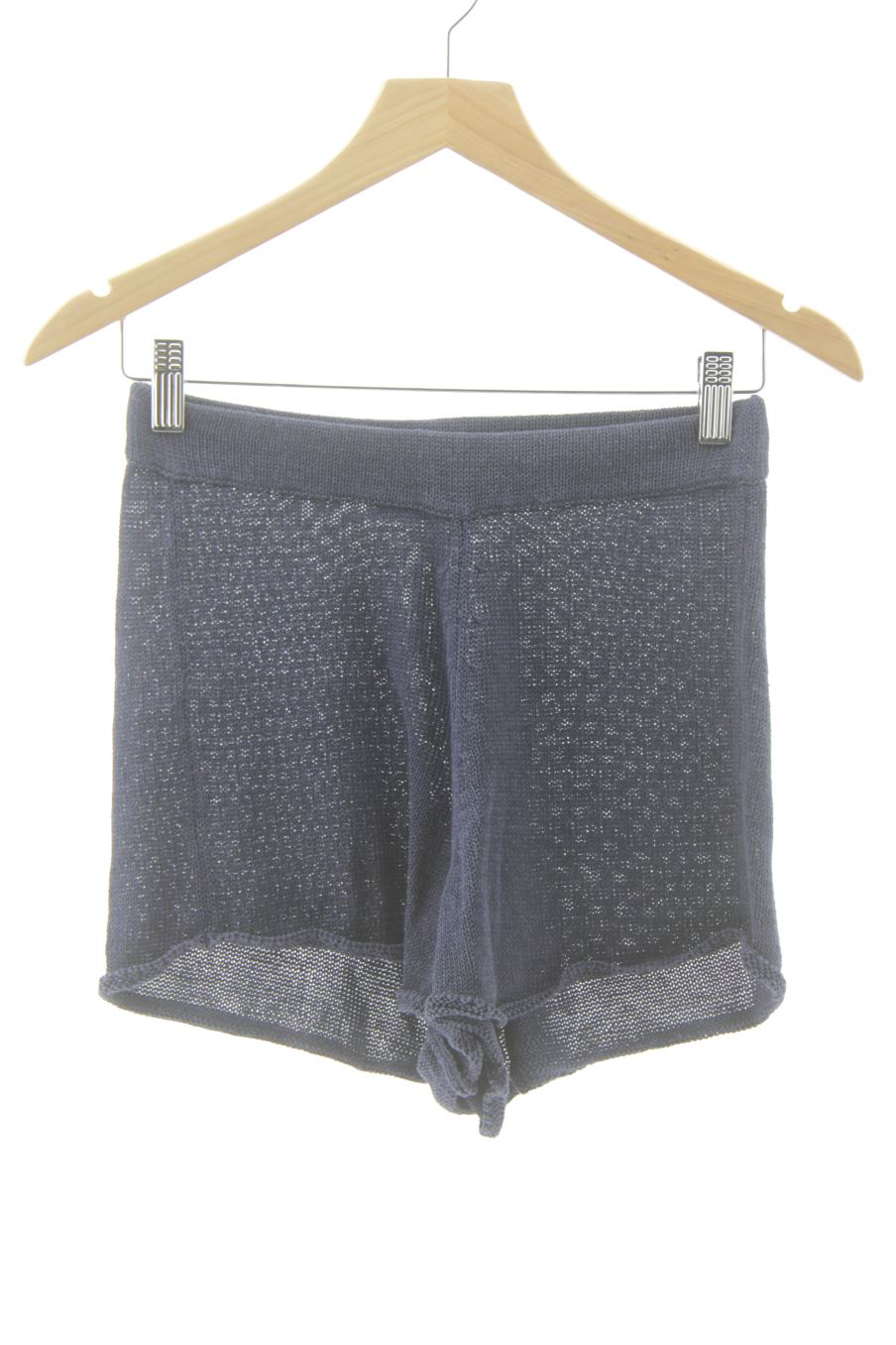 Shorts Zara de la taille S, de couleur bleu marine