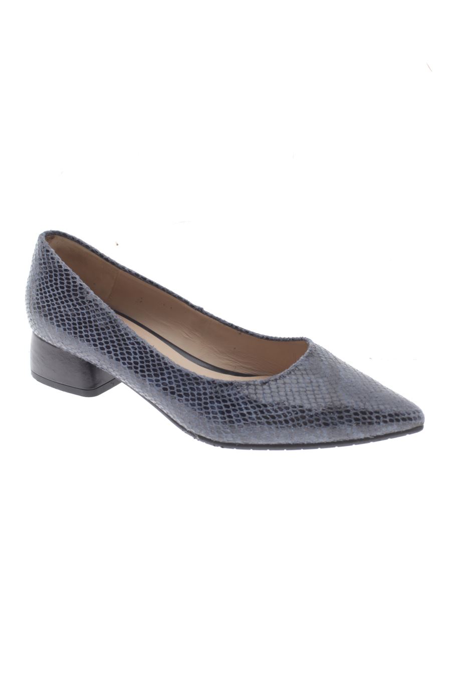 Zapatos de tacon de renetti de la talla 37, de color azul marino de