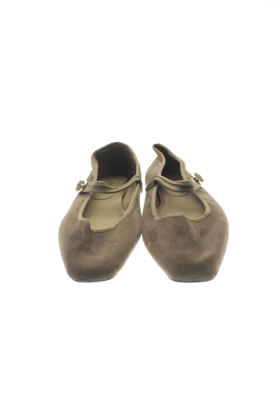 Bailarinas de Zara de la talla 39, de color marrón de