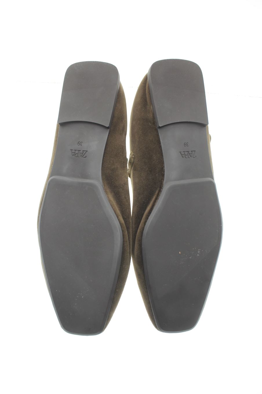 Bailarinas de Zara de la talla 39, de color marrón de
