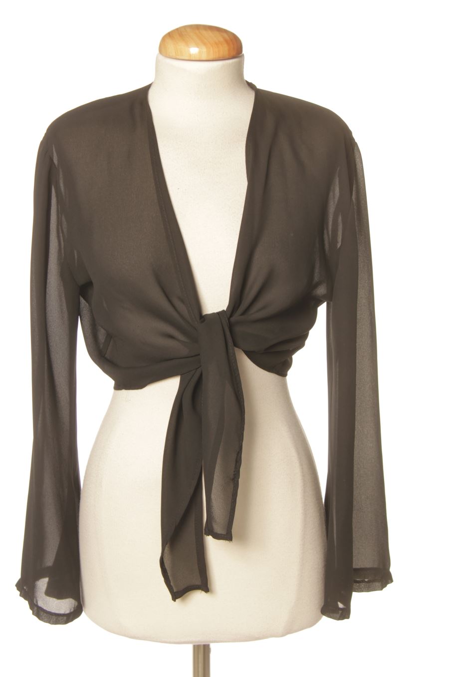 Blusa de manga larga de Marisa cela de la talla M, de color negro