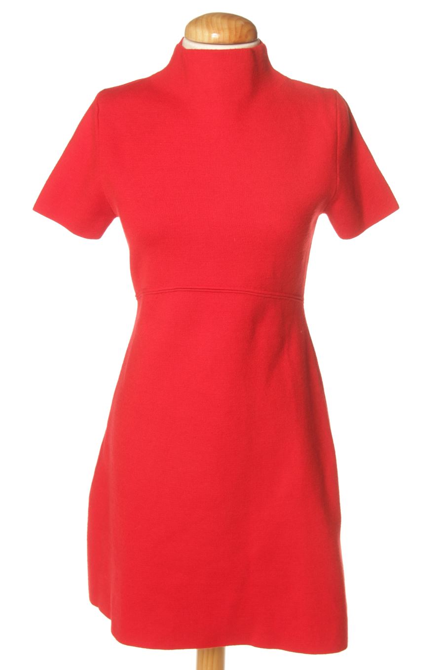 Robe casual Zara de la taille S, de couleur rouge