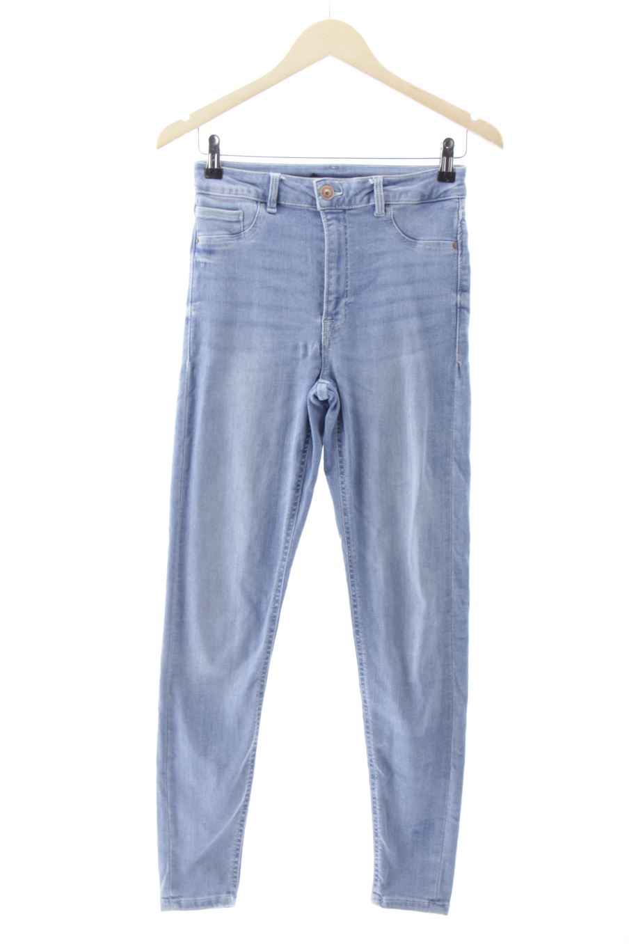 Jeans Stradivarius de la taille S, de couleur bleu de denim