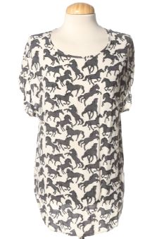 Blusa a maniche corte 46 H&M