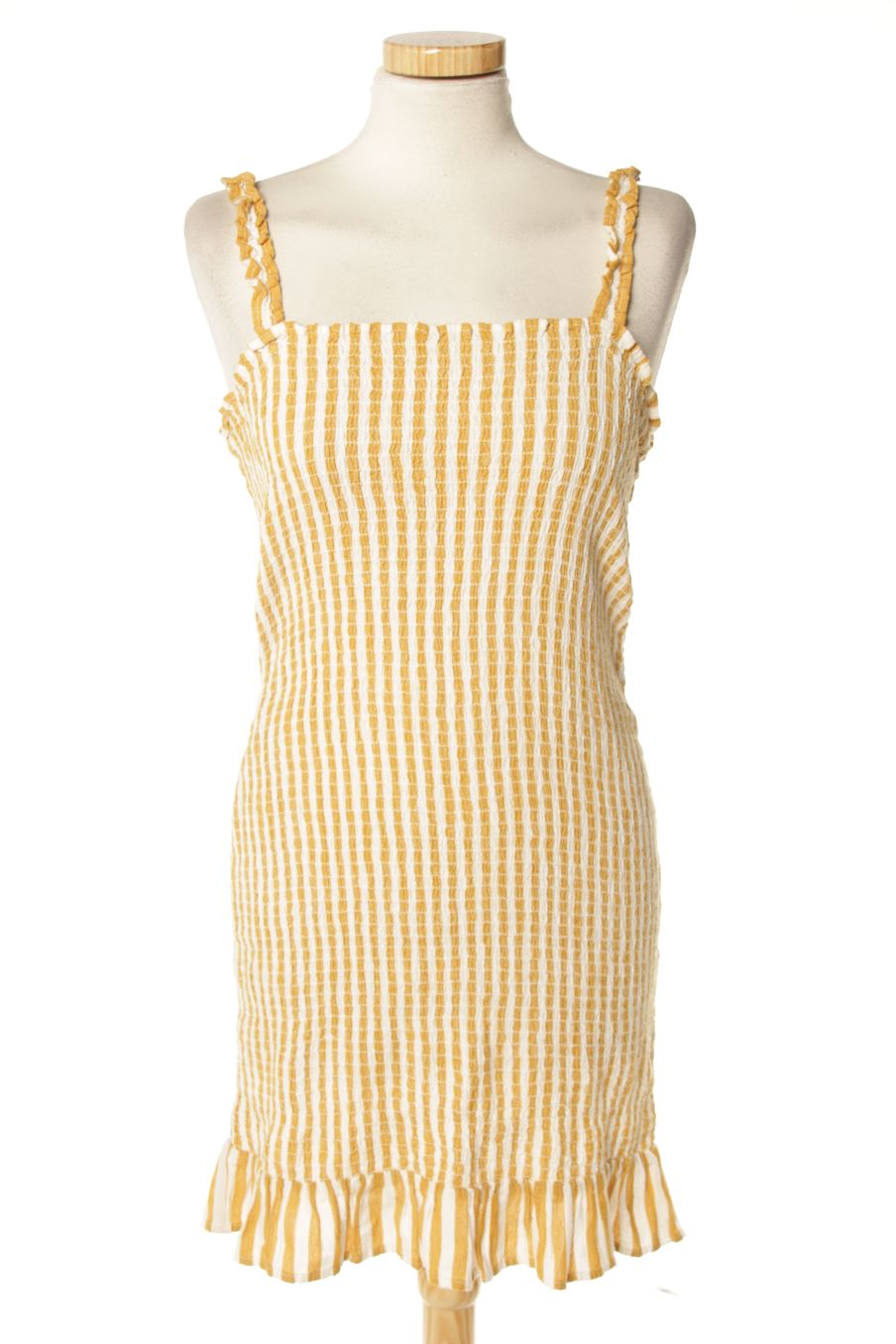 Vestido casual de Bershka de la talla M, de color rayas