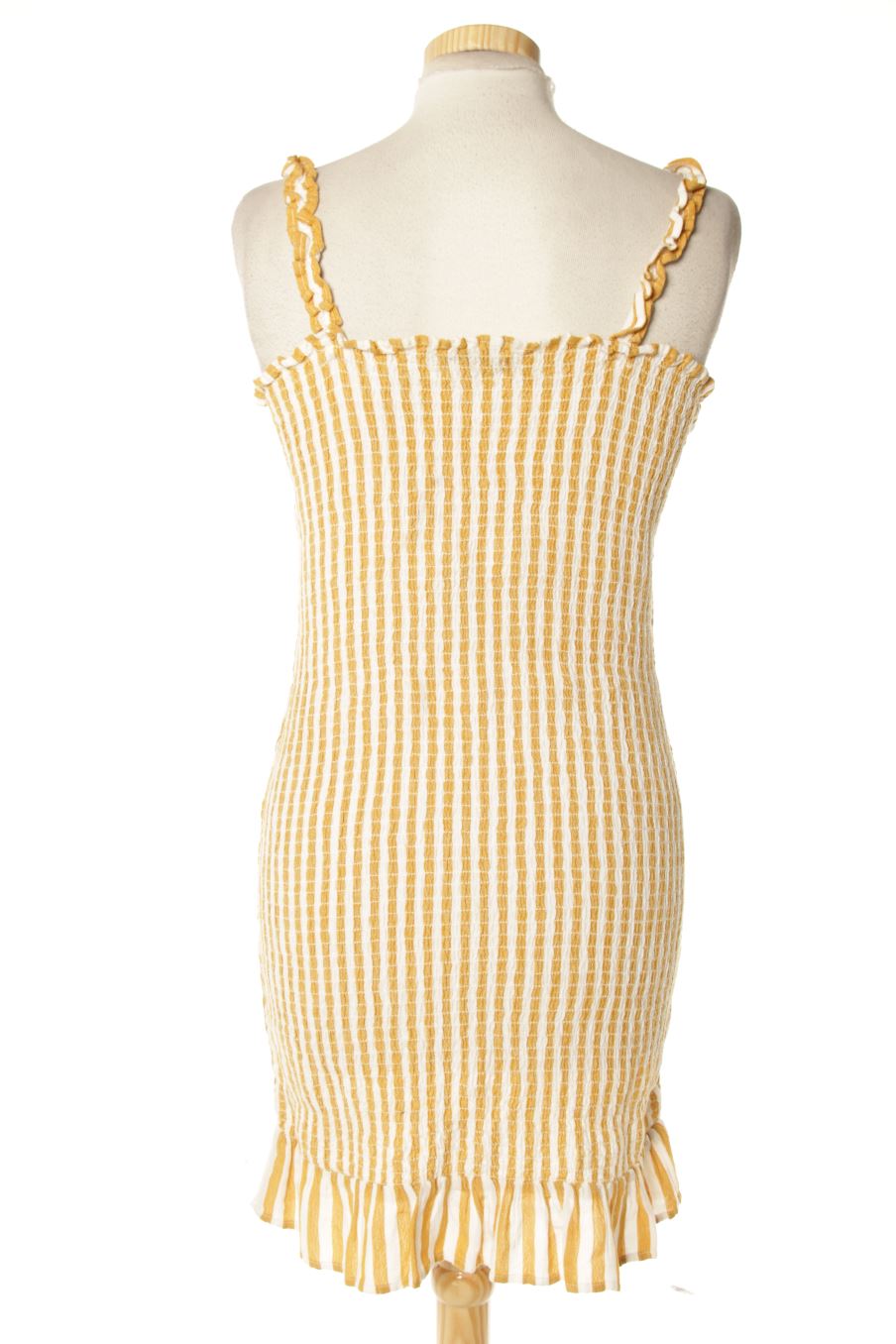 Vestido casual de Bershka de la talla M, de color rayas