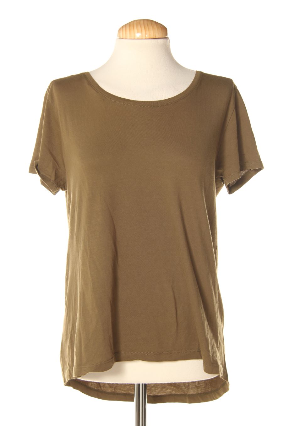 T-shirt Zara de la taille S, de couleur vert