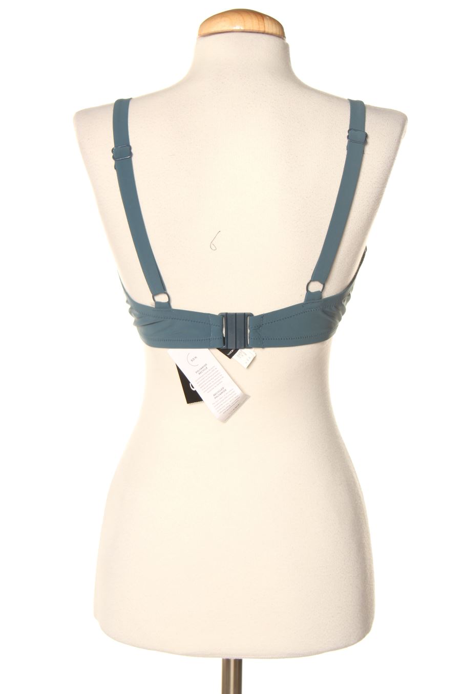 Parte superior de bikini de Etam de la talla S, de color azul
