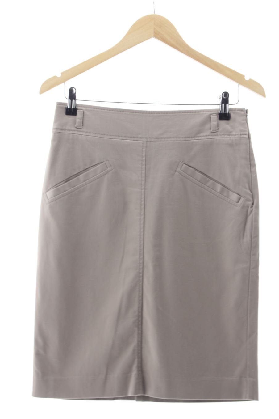 Falda de Mango de la talla 38, de color marrón