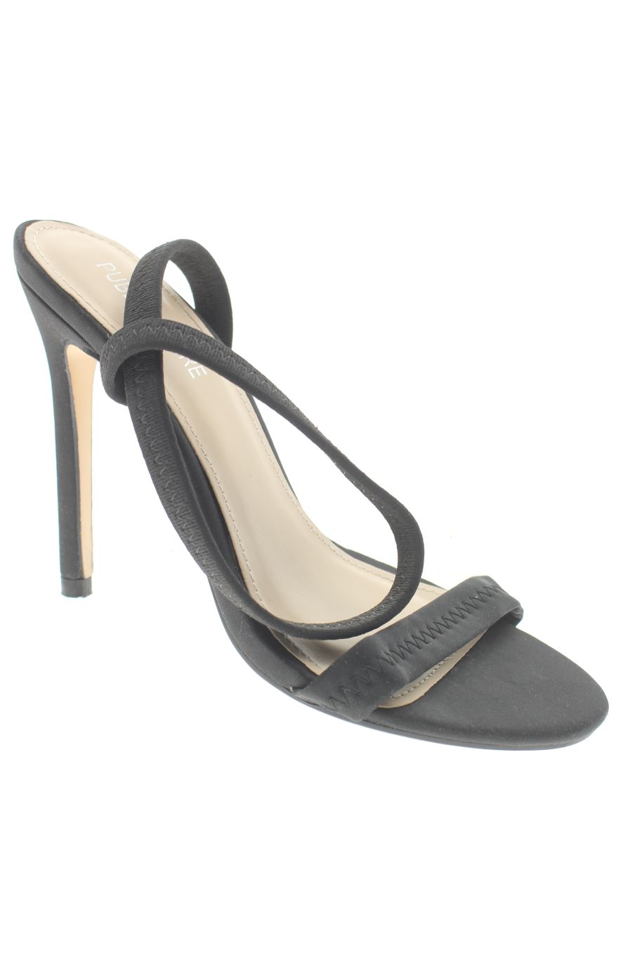 Sandalias tacon de Public Desire de la talla 36, de color negro de