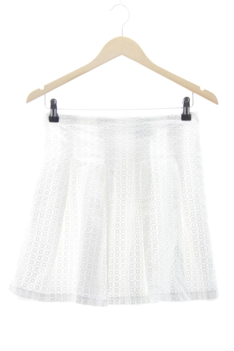 Falda de Fórmula Joven de la talla 38, de color blanco