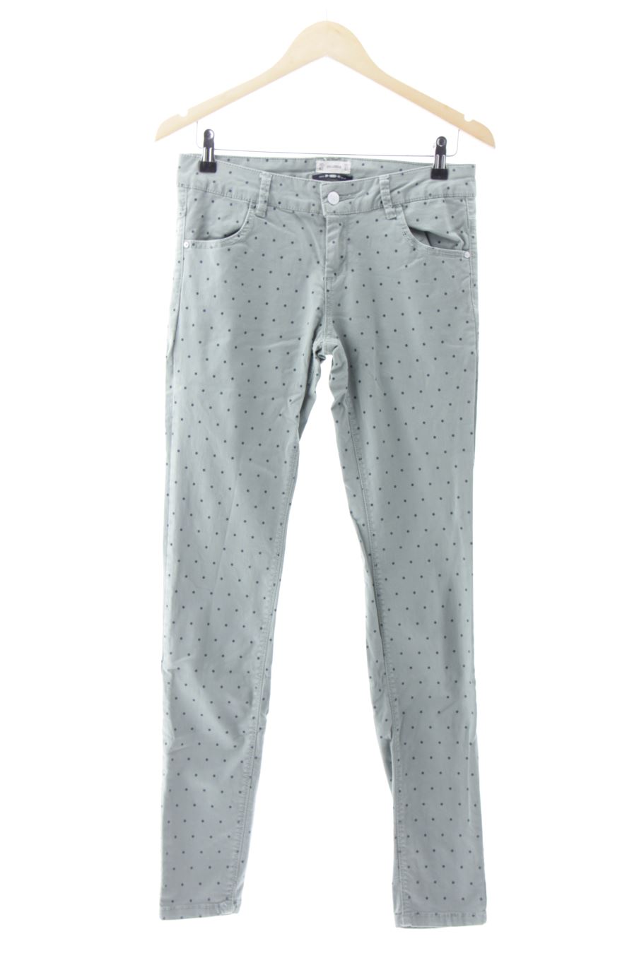 Jeans de Pull & Bear de la talla 42, de color verde
