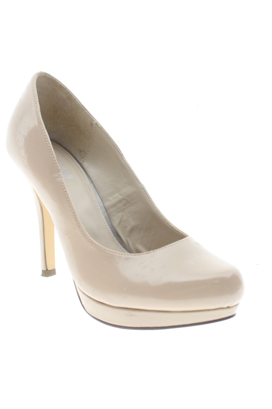 Zapatos de tacon de Pier One de la talla 38, de color beige de