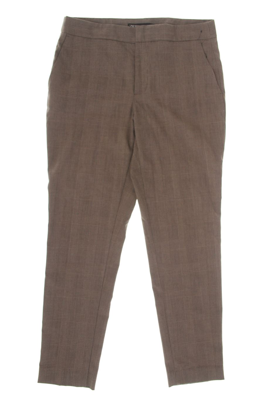 Pantalon Zara de la taille 36, de couleur carreaux
