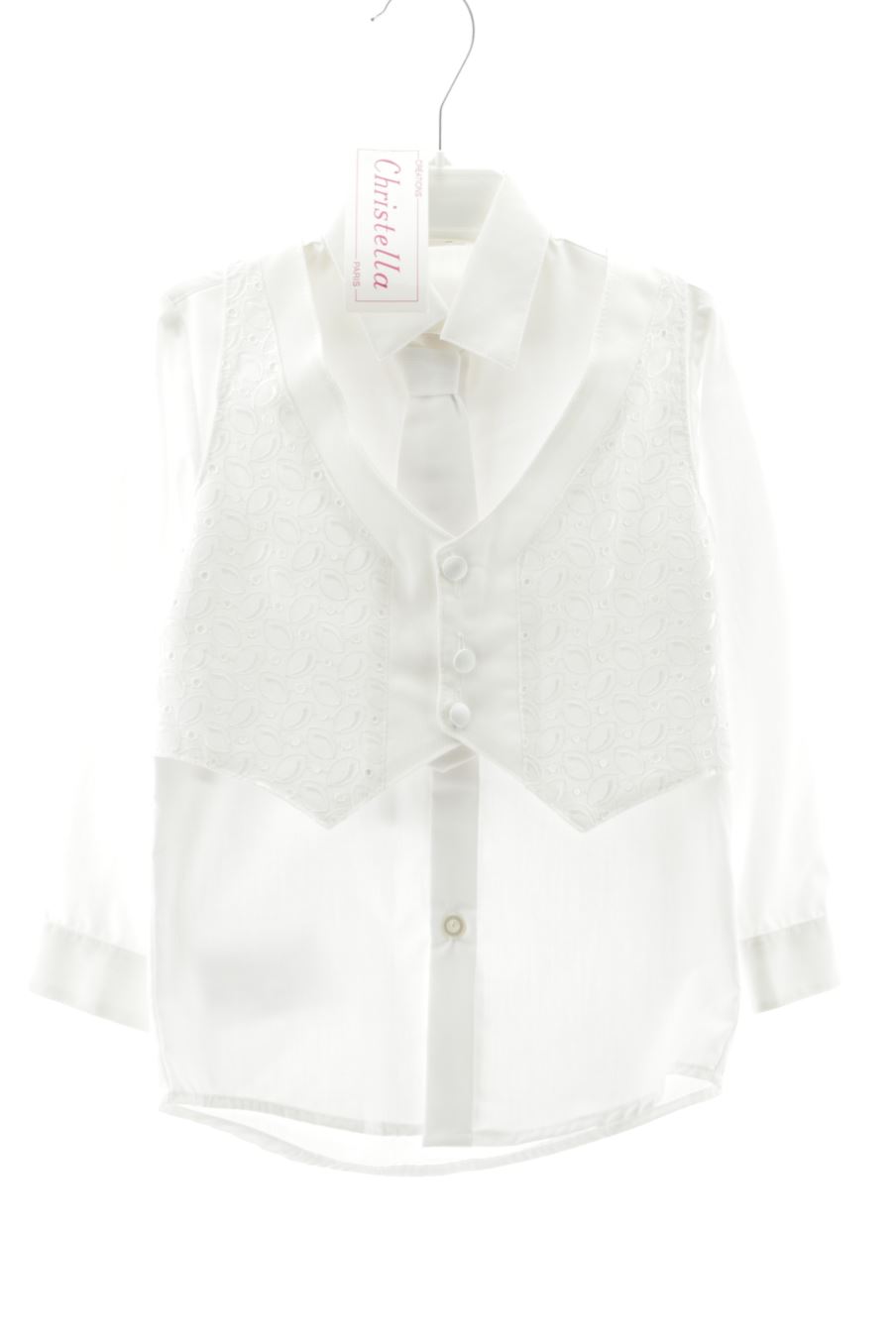 Traje de ceremonia de Christella Créations de la talla 2 años