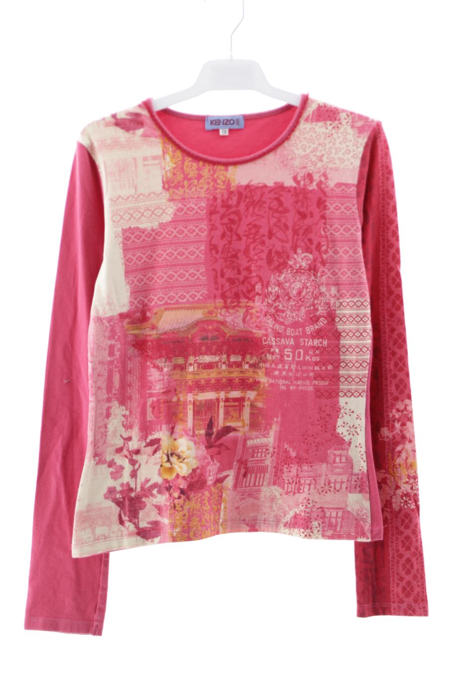 T-shirt manches longues kenzo de la taille 16 ans de seconde main