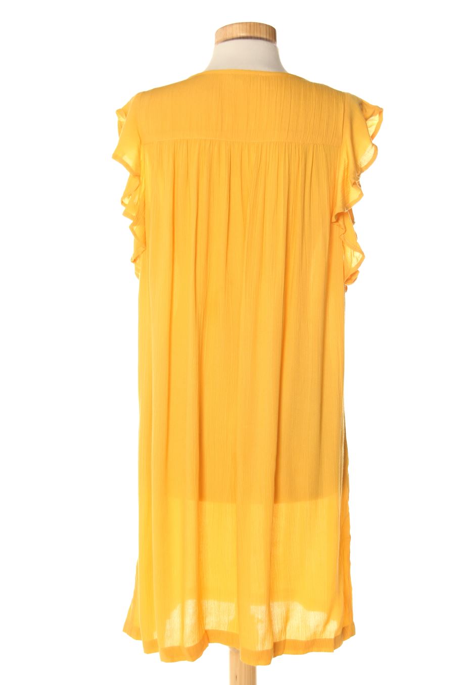 Robe casual La Halle de la taille 38, de couleur moutarde