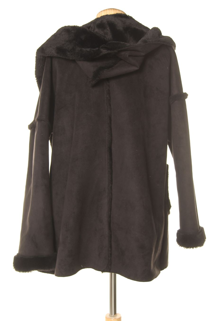 Abrigos de Made in italy de la talla 40, de color negro