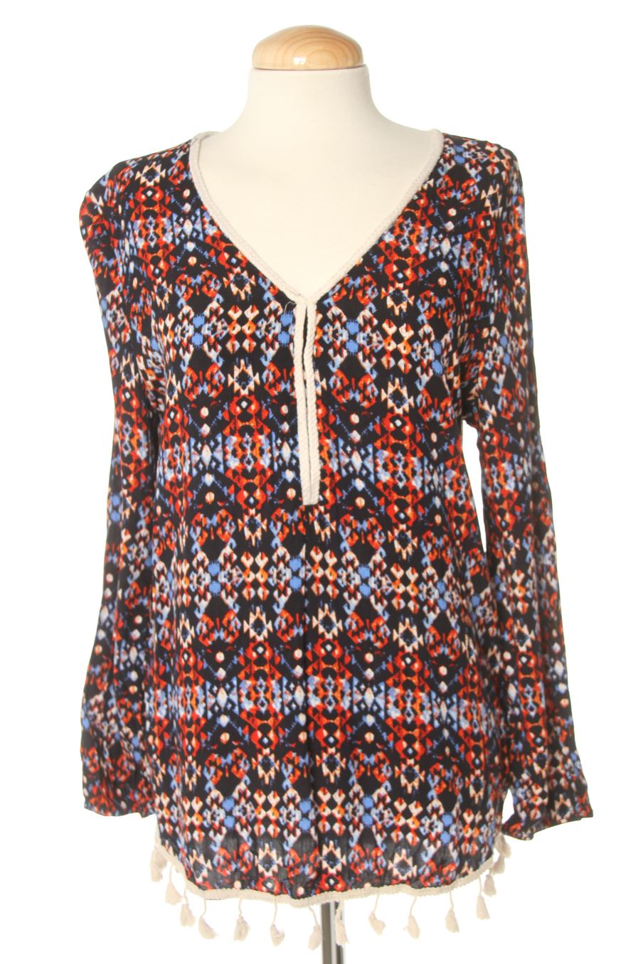 Blouse à manches longues GOA de la taille M, de couleur imprimés