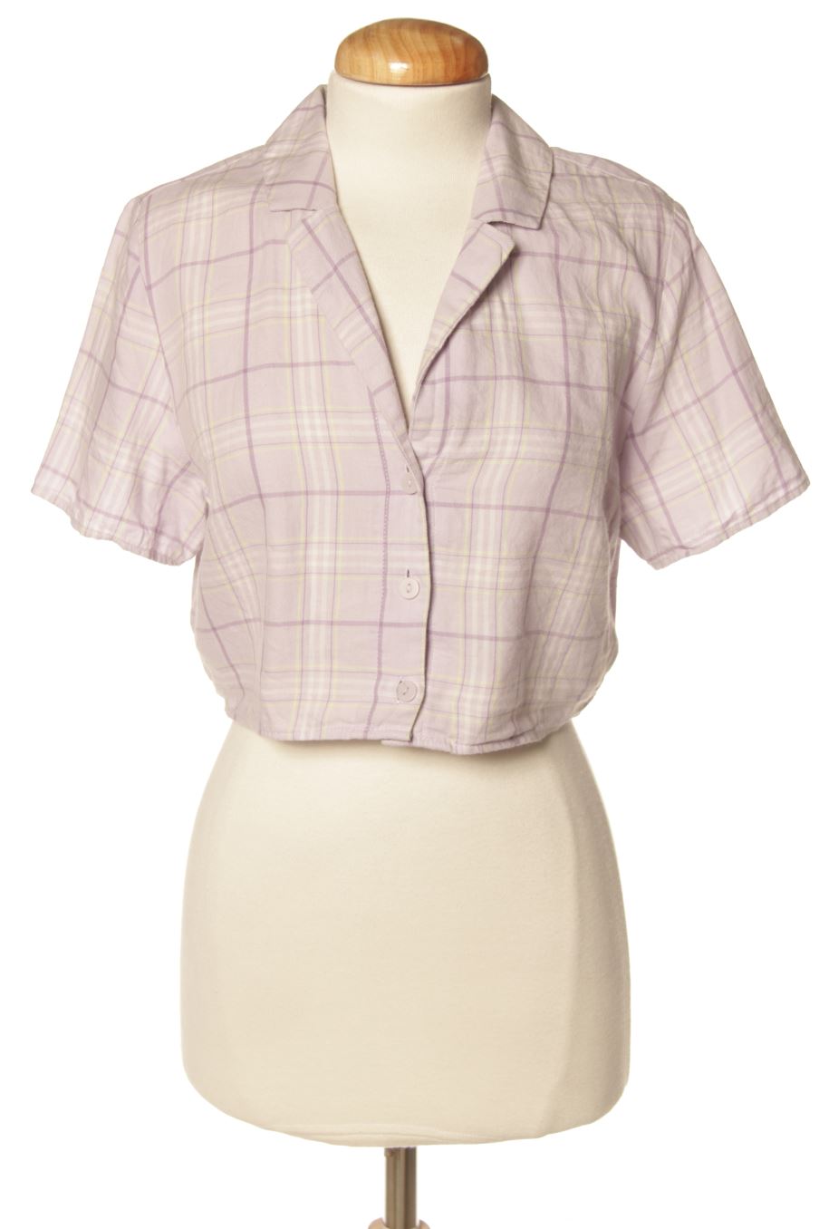 Camisa de H&M de la talla 38, de color cuadros