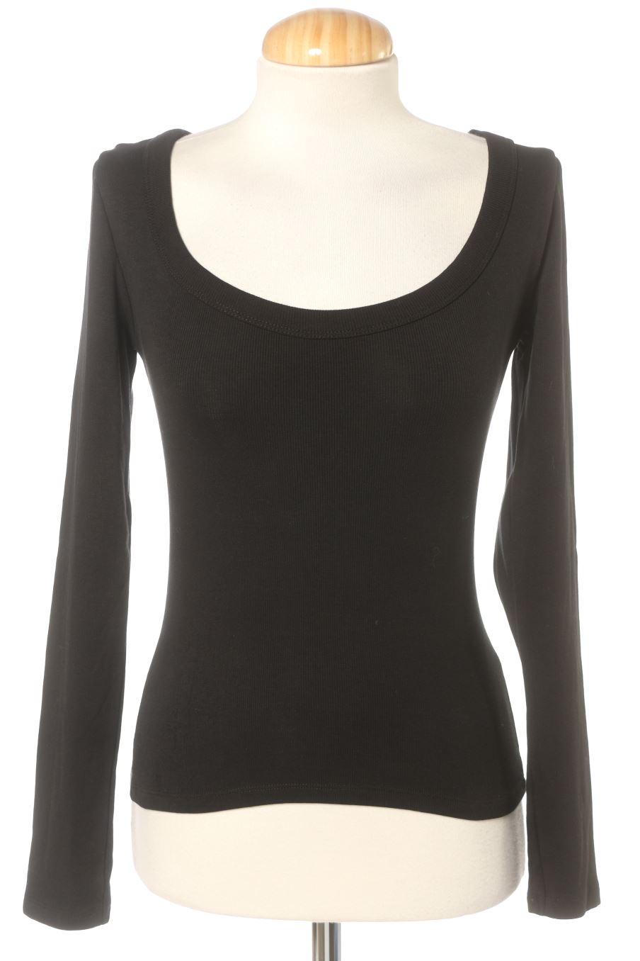 T-shirt à manches longues Zara de la taille M, de couleur noir