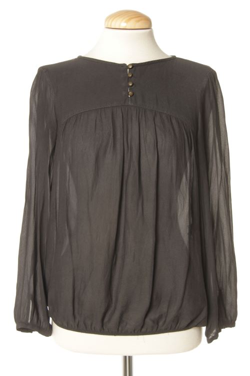 Blusa a maniche lunghe