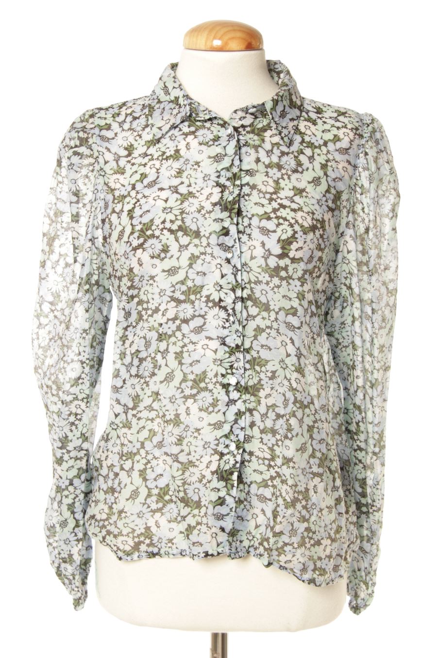 Camisa flores stradivarius discount