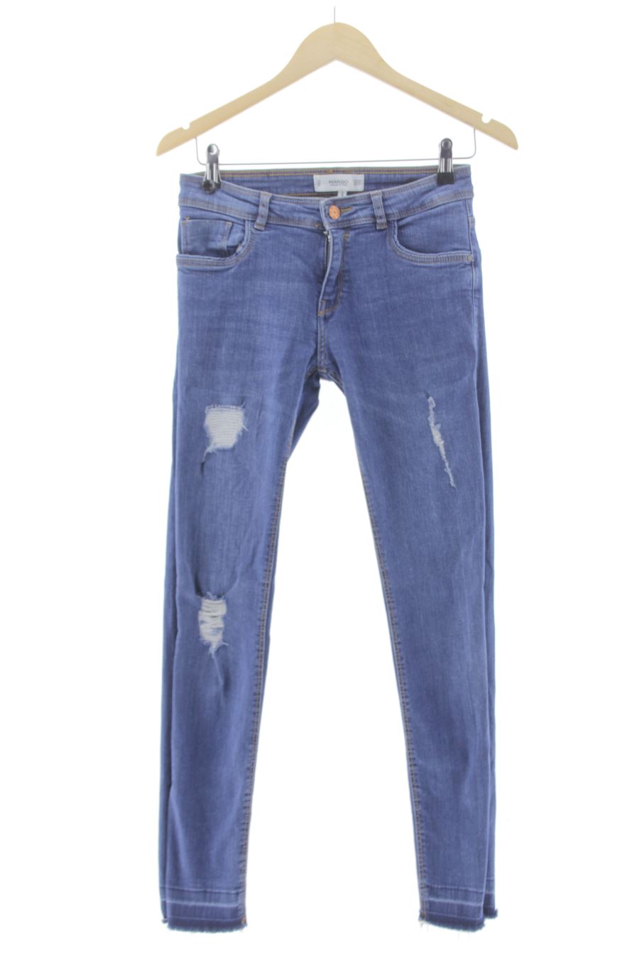 Jeans Mango de la taille 36, de couleur bleu de denim