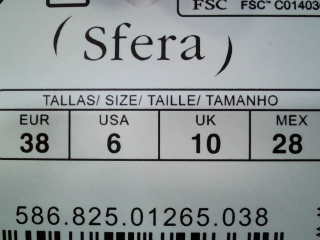 Jeans Sfera de la taille 38, de couleur gris de denim