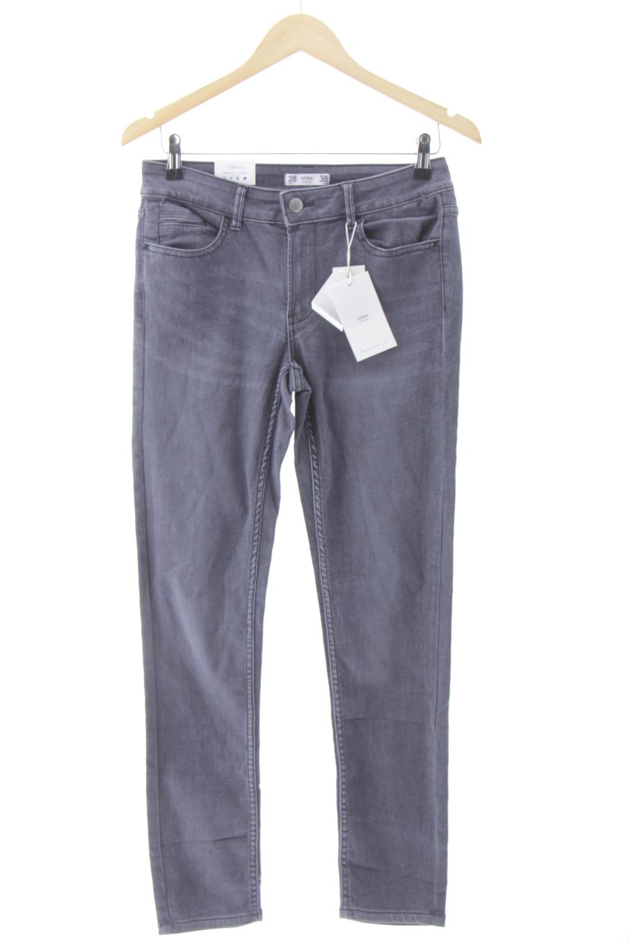 Jeans Sfera de la taille 38, de couleur gris de denim