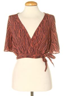 Blouse à manches courtes S Nicoli