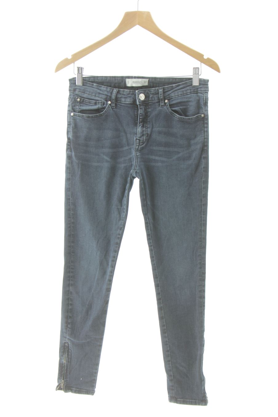 Jeans Mango de la taille 38, de couleur bleu de denim