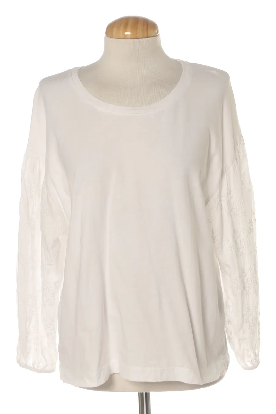 T-shirt à manches longues EseOese de la taille S, de couleur blanc