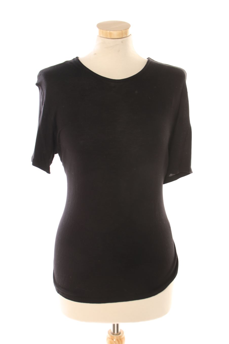 T-shirt Reserved de la taille XS, de couleur noir