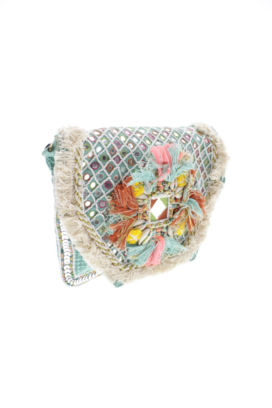 Bolso de Mano Turquesa de PERCENTIL