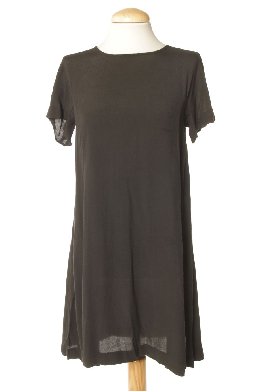 Vestido casual de Mango de la talla XS, de color negro