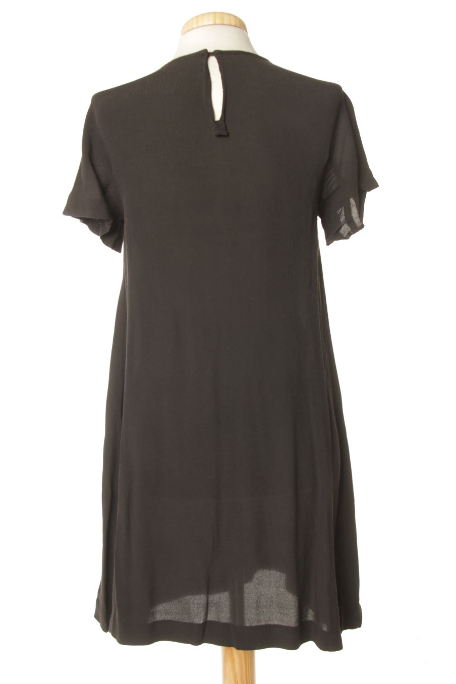 Vestido casual de Mango de la talla XS, de color negro
