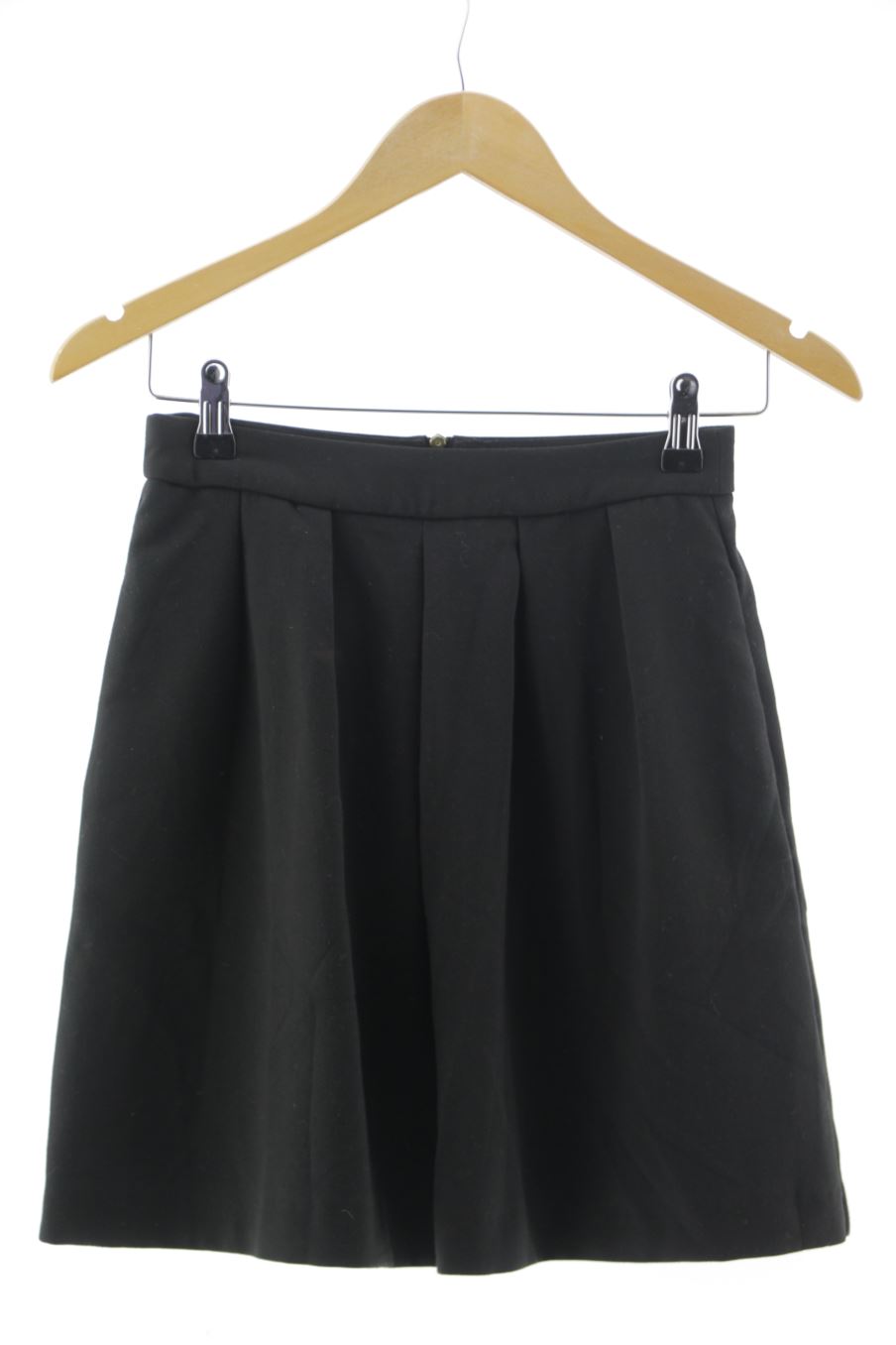 Falda de Stradivarius de la talla 34, de color negro