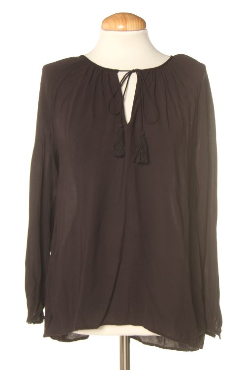 Blusa a maniche lunghe