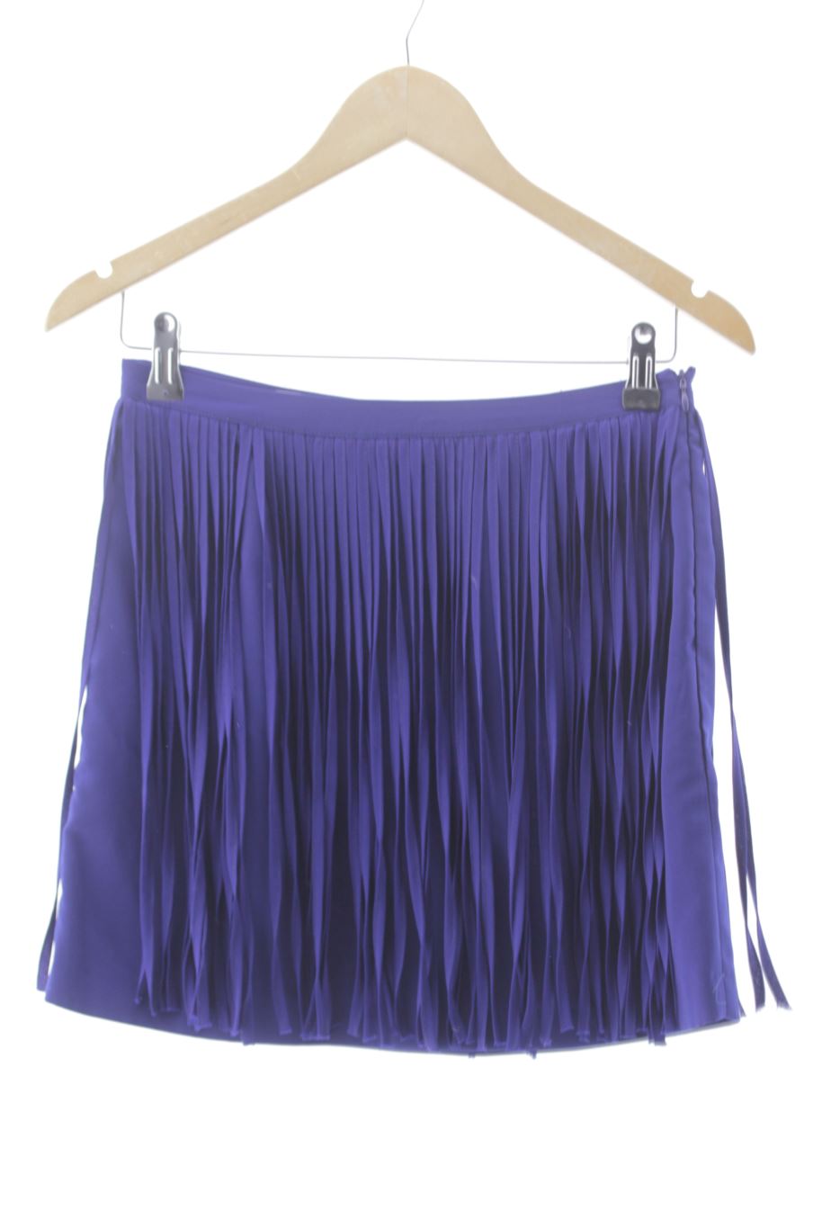 Falda de Zara de la talla XS, de color azul