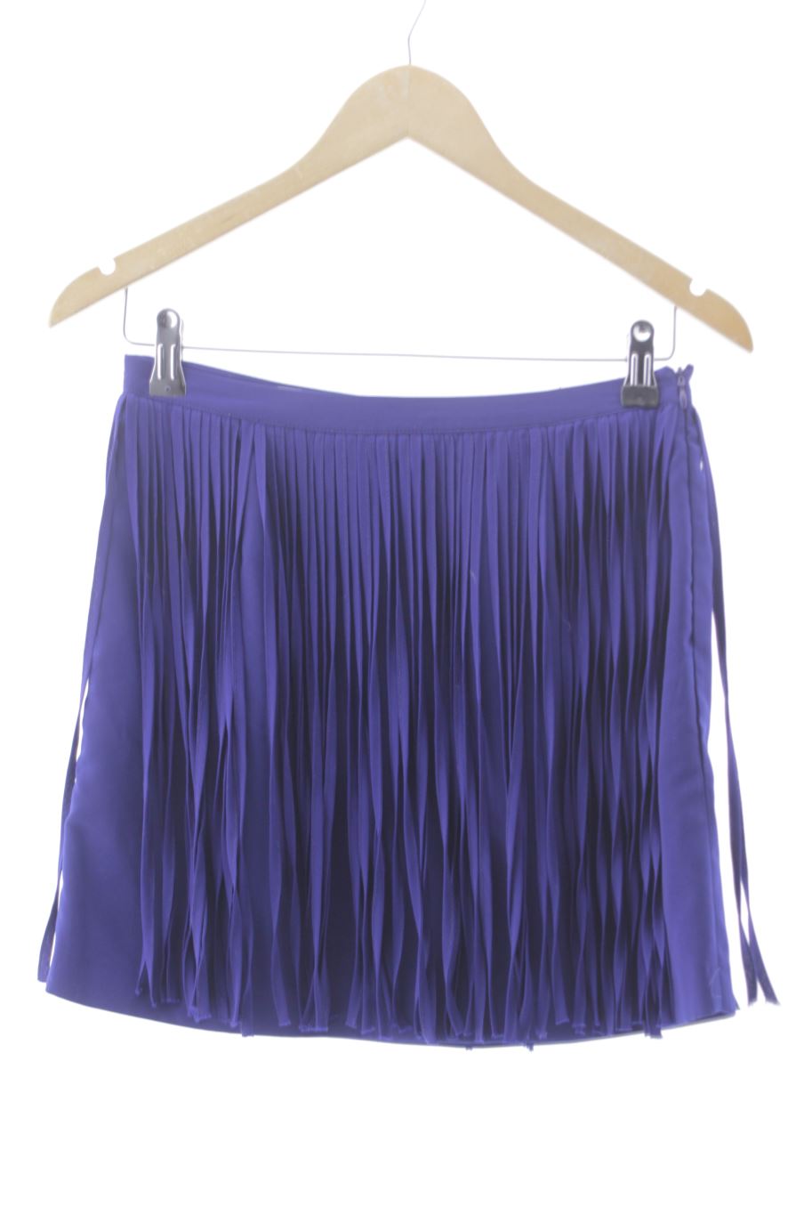 Falda de Zara de la talla XS, de color azul
